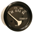 VDO Cockpit Marine 52mm 2116 250 F Water Temperature Gauge  Black DialBezel