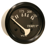 VDO Cockpit Marine 52mm 2116 250 F Water Temperature Gauge  Black DialBezel