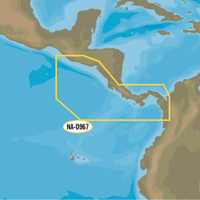 CMAP 4D NAD967  Panama to Guatemala Local