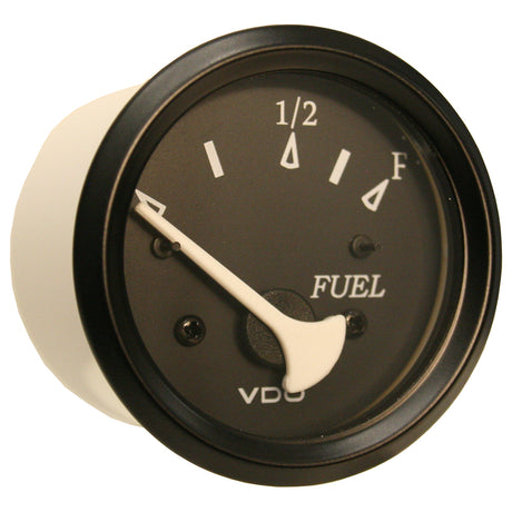 VDO Cockpit Marine 52mm 2116 Fuel Level Gauge  Black DialBezel