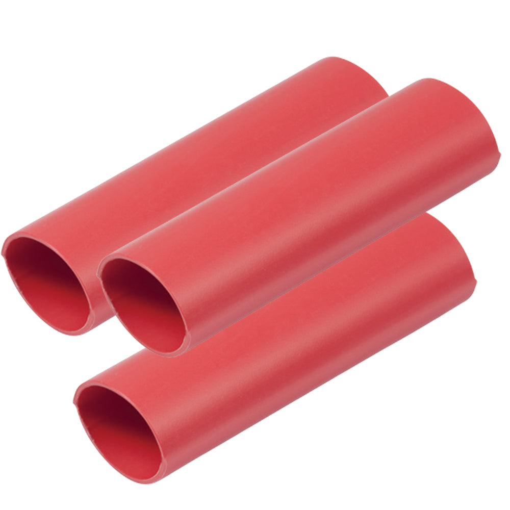 Ancor Heavy Wall Heat Shrink Tubing  34 x 12  3Pack  Red