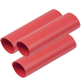 Ancor Heavy Wall Heat Shrink Tubing  34 x 12  3Pack  Red