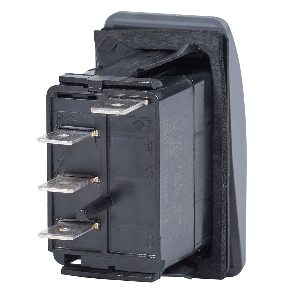 Blue Sea 7932 Contura II Switch SPDT Black  ONOFFON