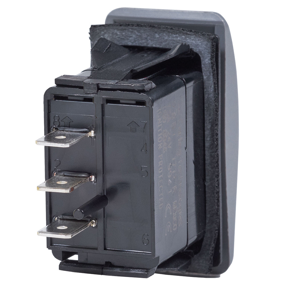 Blue Sea 7933 Contura II Switch SPDT Black  ONOFFON