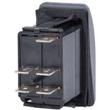 Blue Sea 7934 Contura II Switch DPST Black  OFFON