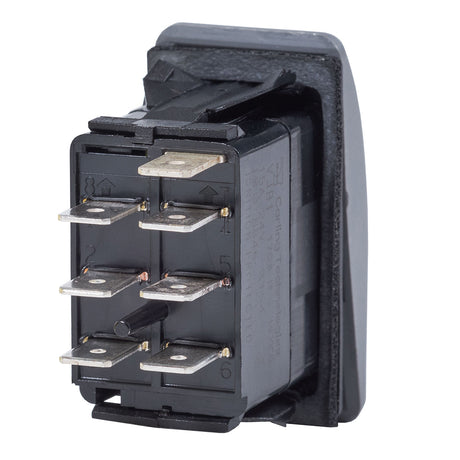 Blue Sea 7936 Contura II Switch DPDT Black  ONOFFON