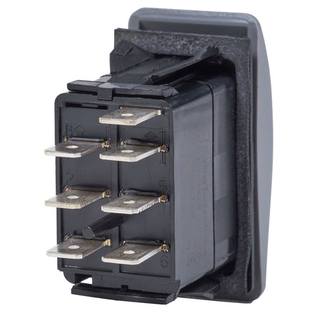 Blue Sea 7937 Contura II Switch DPDT Black  ONOFFON