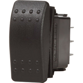 Blue Sea 7938 Contura II Switch DPDT Black  ONOFFON