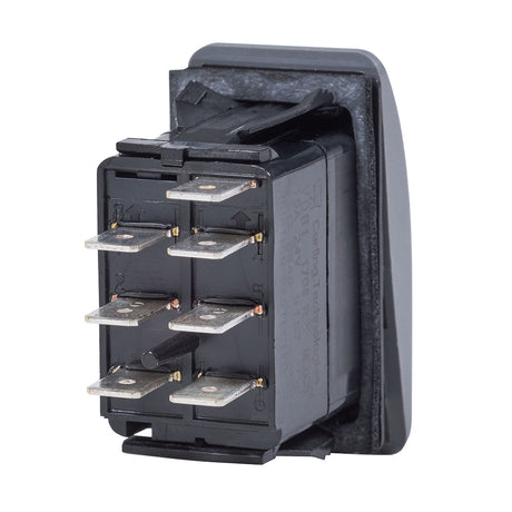 Blue Sea 7939 Contura II Switch DPDT Black  ONON