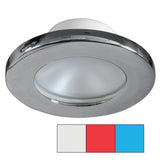 i2Systems Apeiron A3120 Screw Mount Light  Red Cool White  Blue  Brushed Nickel Finish