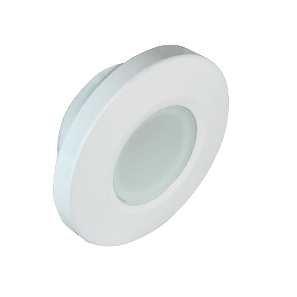 Lumitec Orbit Flush Mount Down Light  Blue NonDimming Red NonDimming  White Dimming wWhite Housing