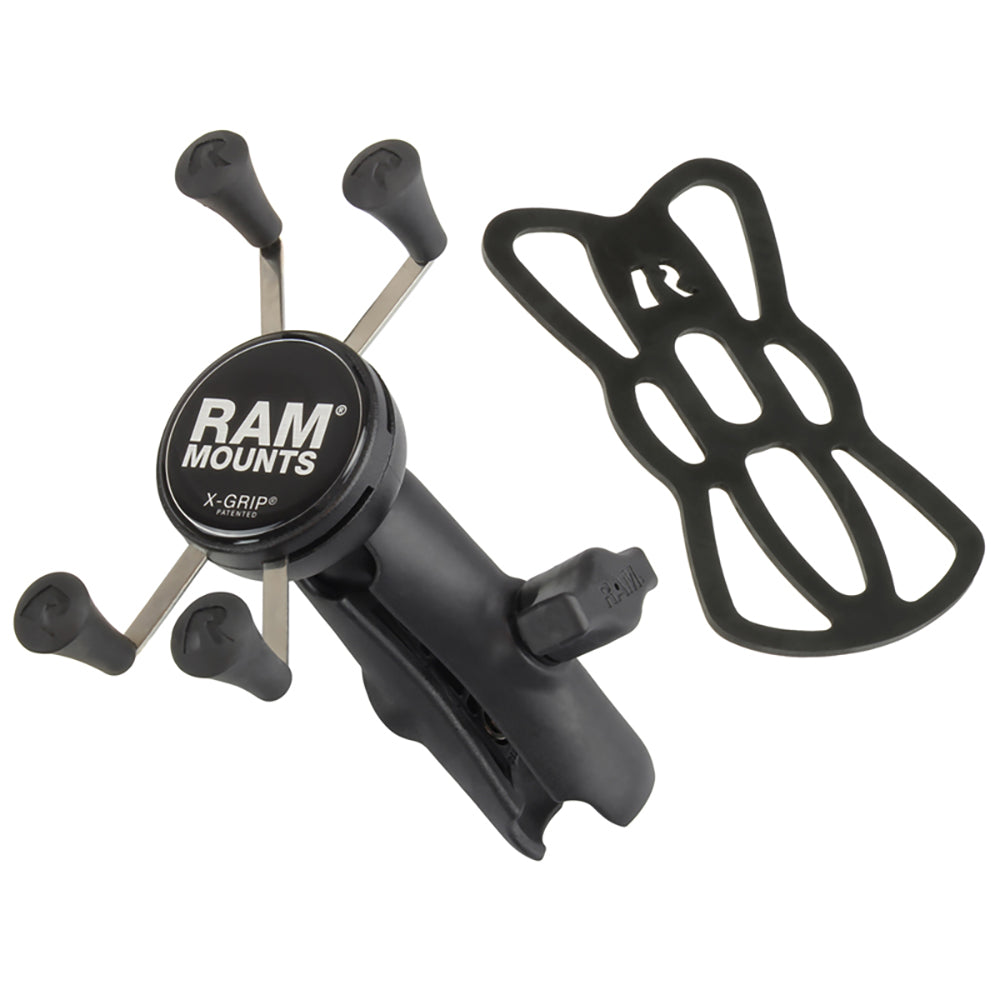 RAM Mount Universal XGrip Cell Phone Cradle wDouble Socket Arm