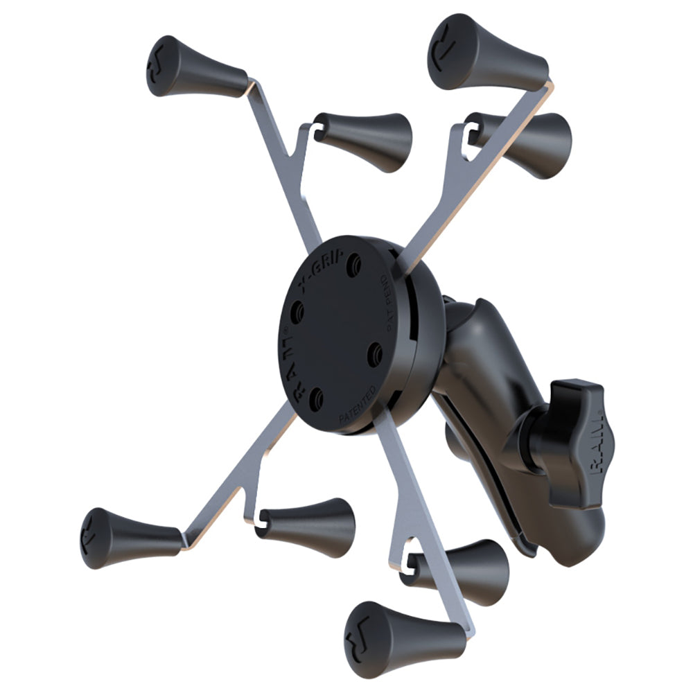 RAM Mount Universal XGrip Cradle with 1 Ball  STANDARD Length Double Socket Arm f7 Tablets
