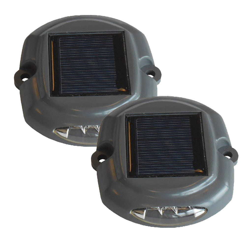 Dock Edge Docklite Solar Dock  Deck Light  2Pack
