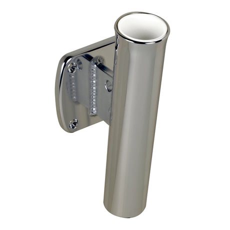 CE Smith Single Aluminum 5 Degree Transom Mount Rod Holder