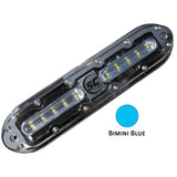 ShadowCaster SCM10 LED Underwater Light w20 Cable  316 SS Housing  Bimini Blue