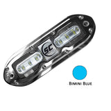 ShadowCaster SCM6 LED Underwater Light w20 Cable  316 SS Housing  Bimini Blue
