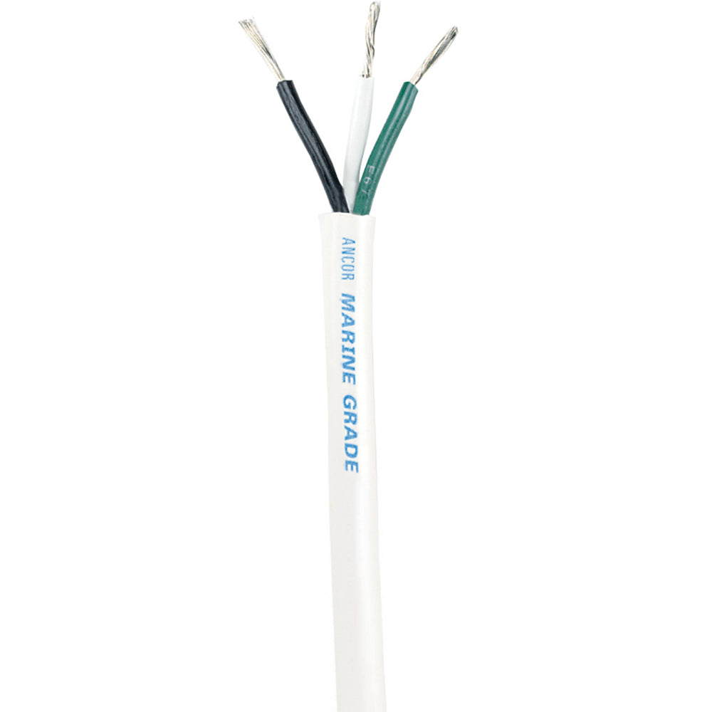 Ancor White Triplex Cable  143 AWG  Round  100