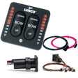 Lenco LED Indicator Integrated Tactile Switch Kit wPigtail fDual Actuator Systems