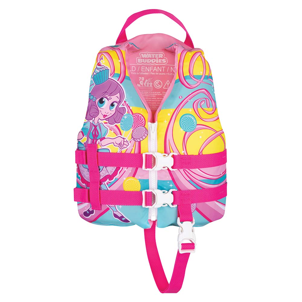 Full Throttle Water Buddies Life Vest  Child 3050lbs  Princess
