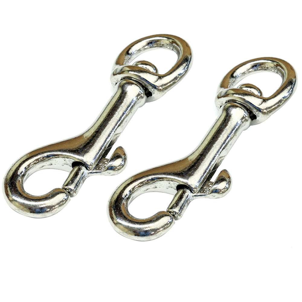 Tigress Nickel Plated Brass Snaps  Pair