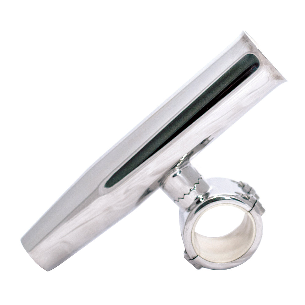 Tigress 114 Polished SS Adjustable ClampOn Rod Holder