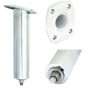 Tigress 4 Hole Extra Long Swivel Rectangular Head Rod Holder  15 Degree  1212