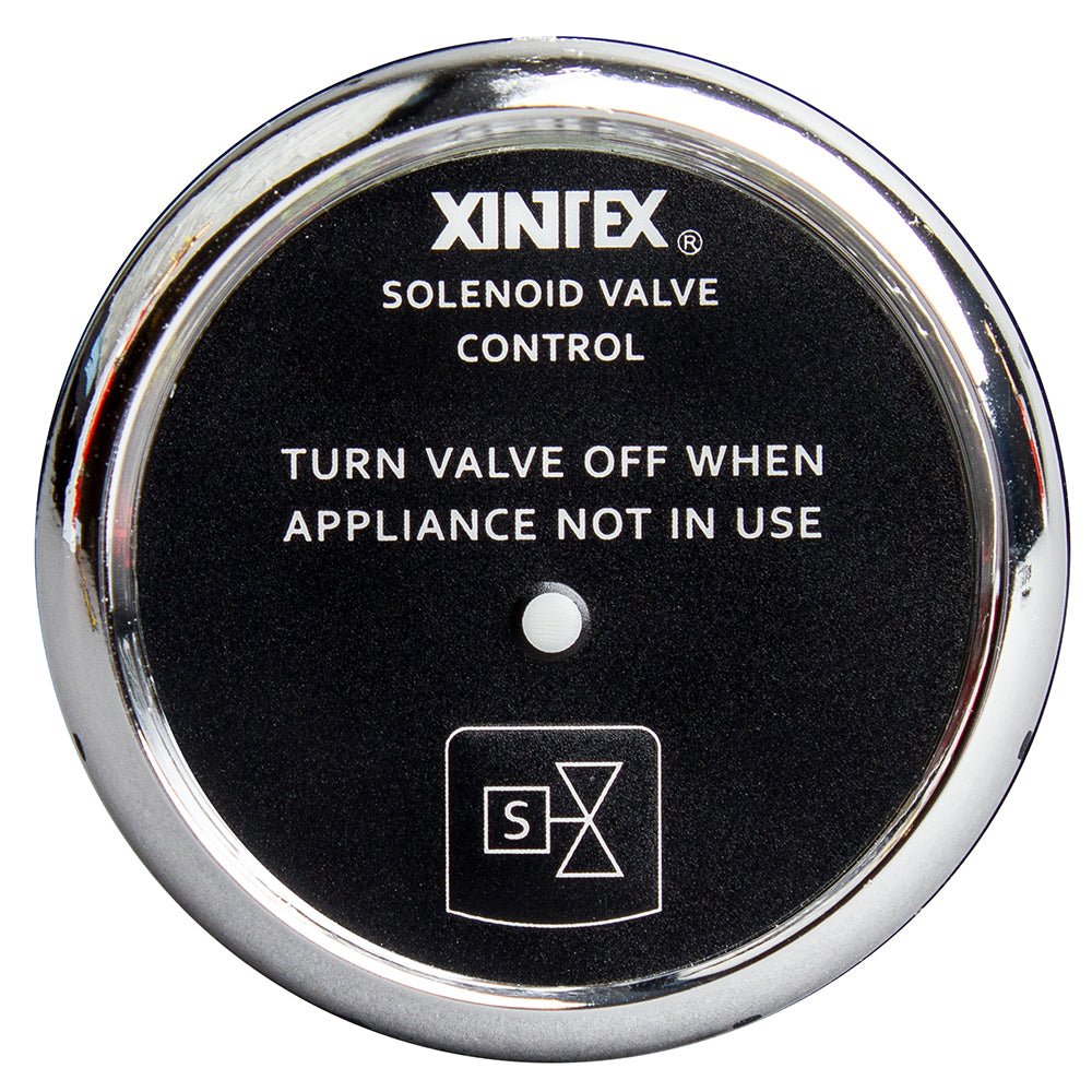 FireboyXintex Propane Control  Solenoid Valve wChrome Bezel Display