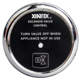 FireboyXintex Propane Control  Solenoid Valve wChrome Bezel Display