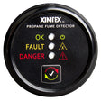 FireboyXintex Propane Fume Detector wPlastic Sensor  No Solenoid Valve  Black Bezel Display