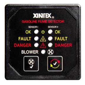 FireboyXintex Gasoline Fume Detector wDual Channel  Blower Control  1224V