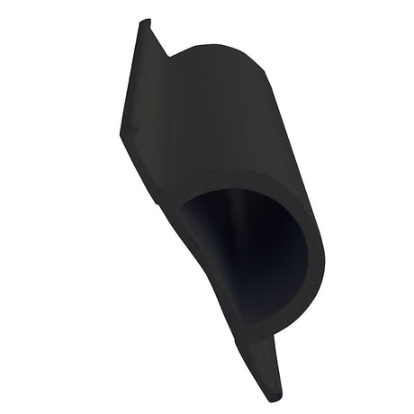 Dock Edge Standard D PVC Profile  16 Roll  Black