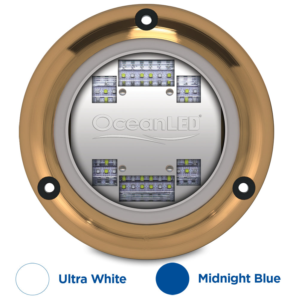OceanLED Sport S3124s Underwater LED Light  Ultra WhiteMidnight Blue