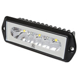 Lumitec Capri2  Flush Mount LED Flood Light  Black Housing  2Color WhiteBlue Dimming