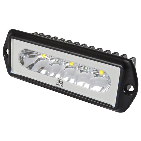 Lumitec Capri2  Flush Mount LED Flood Light  Black Housing  2Color WhiteBlue Dimming