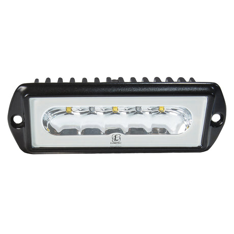 Lumitec Capri2  Flush Mount LED Flood Light  Black Housing  2Color WhiteBlue Dimming