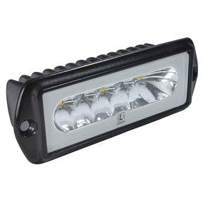 Lumitec Capri2  Flush Mount LED Flood Light  Black Housing  2Color WhiteBlue Dimming