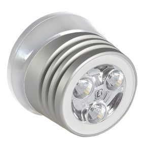 Lumitec Zephyr LED SpreaderDeck Light  Brushed White Base  White NonDimming