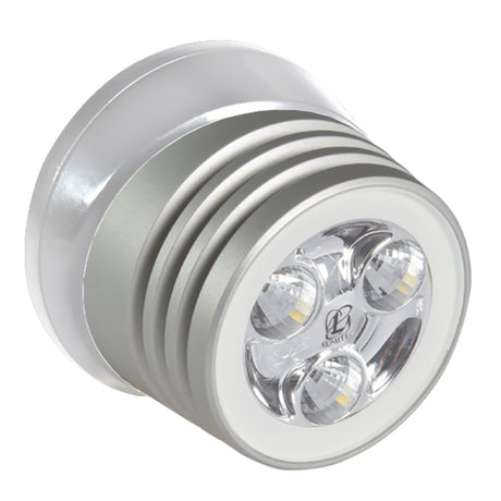 Lumitec Zephyr LED SpreaderDeck Light  Brushed White Base  White NonDimming