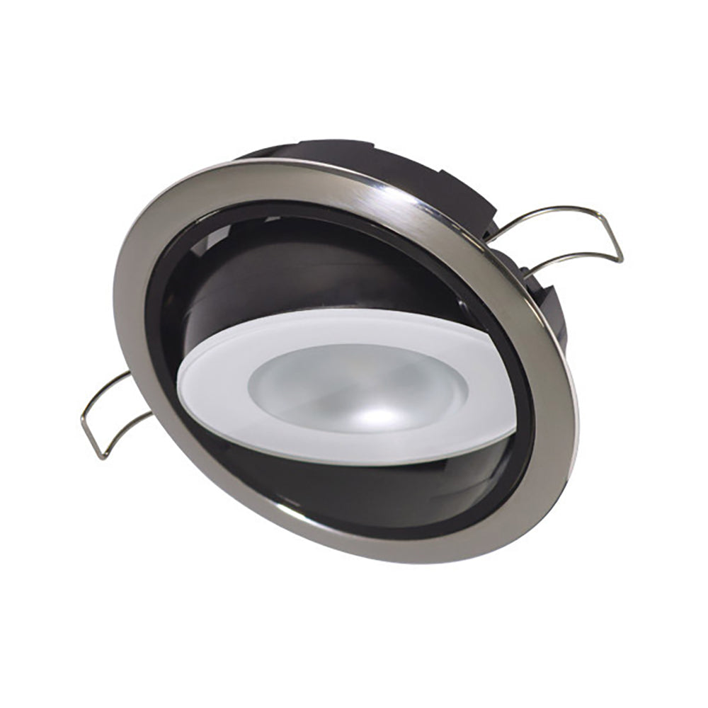 Lumitec Mirage Positionable Down Light  Spectrum RGBW Dimming  Polished Bezel