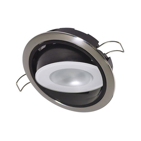 Lumitec Mirage Positionable Down Light  Spectrum RGBW Dimming  Polished Bezel