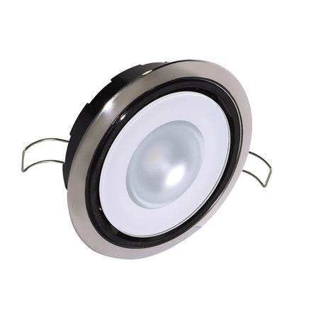 Lumitec Mirage Positionable Down Light  Spectrum RGBW Dimming  Polished Bezel