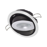 Lumitec Mirage Positionable Down Light  Spectrum RGBW Dimming  White Bezel