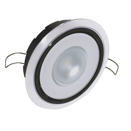 Lumitec Mirage Positionable Down Light  Spectrum RGBW Dimming  White Bezel