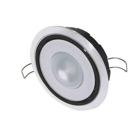Lumitec Mirage Positionable Down Light  Spectrum RGBW Dimming  White Bezel