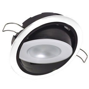 Lumitec Mirage Positionable Down Light  Spectrum RGBW Dimming  White Bezel