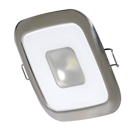 Lumitec Square Mirage Down Light  Warm White Dimming  HiCRI  Polished Bezel