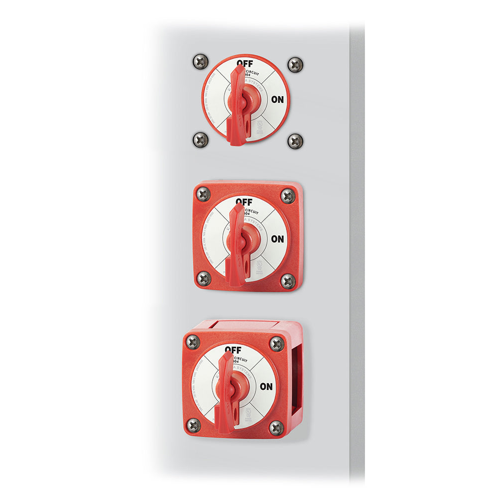 Blue Sea 6004 Single Circuit ONOFF wLocking Key  Red