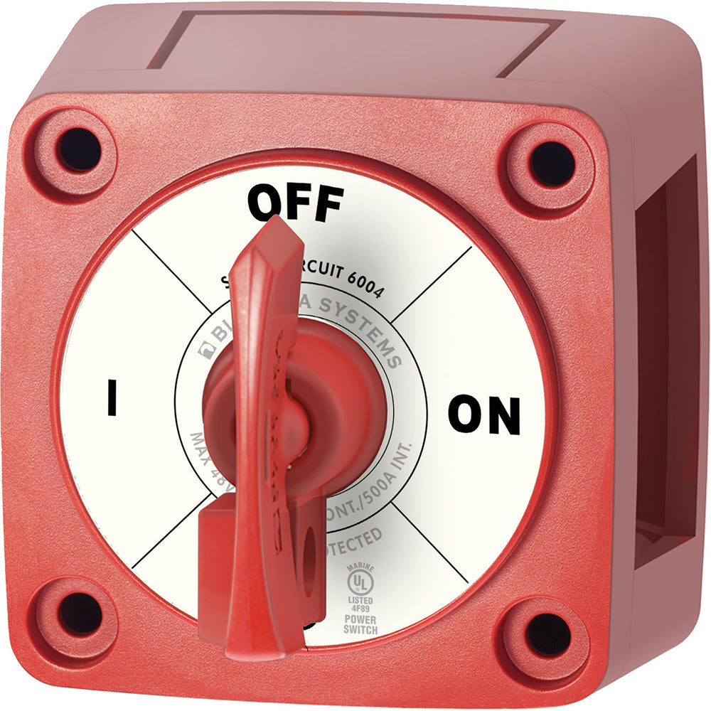 Blue Sea 6004 Single Circuit ONOFF wLocking Key  Red