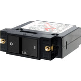 Blue Sea 7399 ASeries Flat Rocker Circuit Breaker  Single Pole  25A